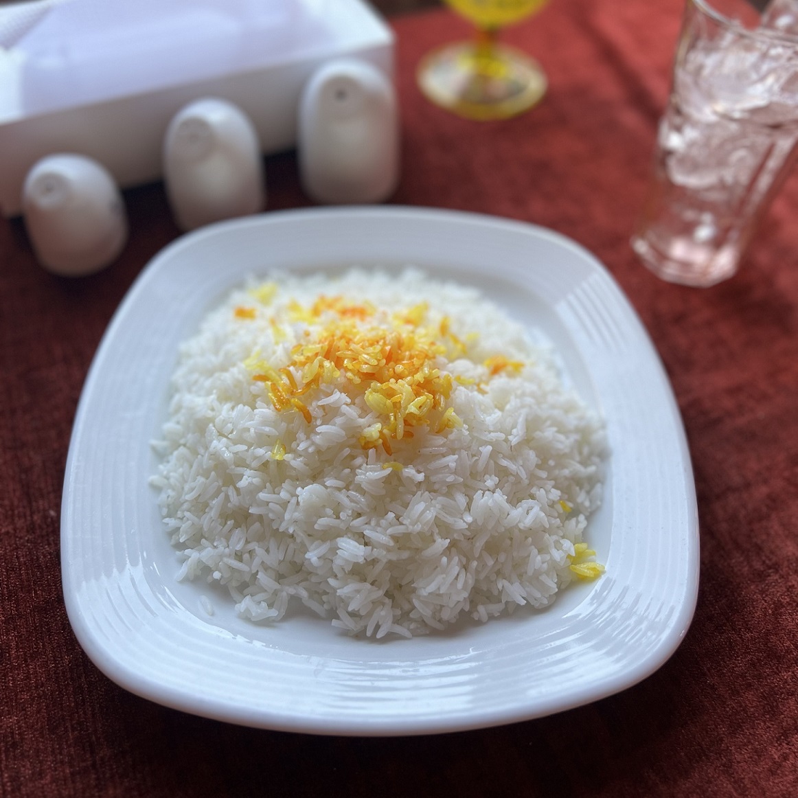  عکس چلو ساده زعفراني